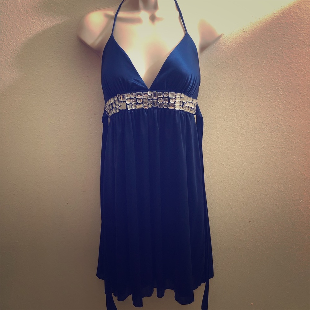 Blue dress fancy